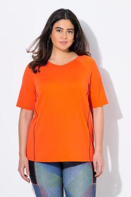 Dames t-shirt uv-bescherming 50+ v-hals korte mouwen