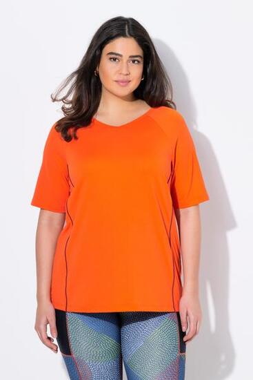 Damen T-Shirt UV-Schutz 50+ V-Ausschnitt Halbarm