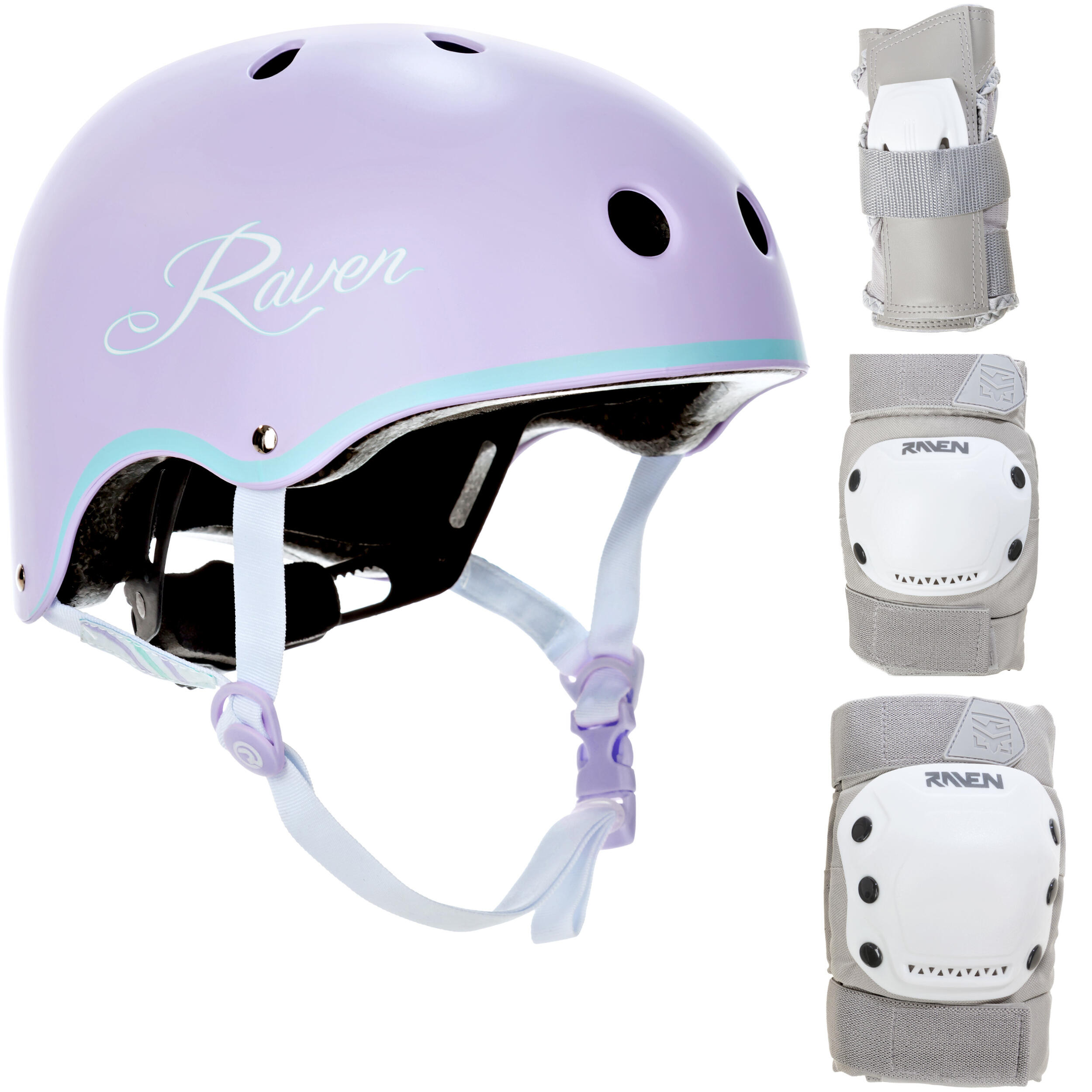Zestaw na rower rolki skateboardowy Raven Kask Essto Ochraniacze Dexard