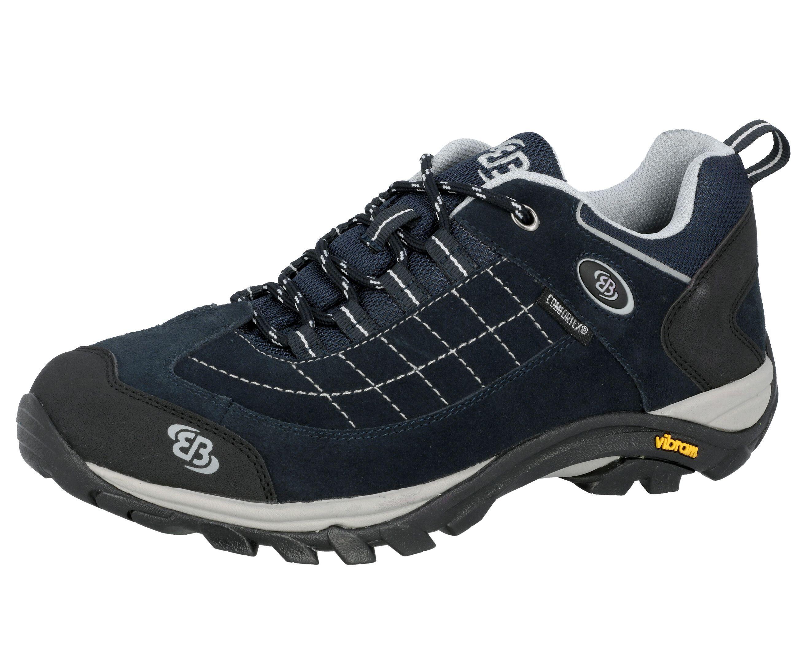 BRÜTTING Brütting Mount Crillon Low Waterproof Suede Hiking Shoe Blue