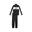 Trening alergare copii talie elastică, fermoar Poly Colourblock, negru PUMA