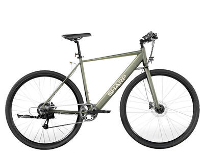 Sharp grenoble gs03eg e-bike 7.8 ah 7 sp olijfgroen