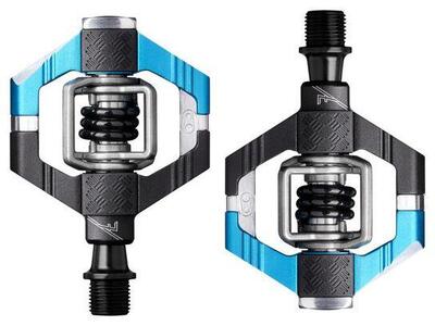 Mtb pedaal candy 7 clipless pedaal. zwart/elektrisch blauw