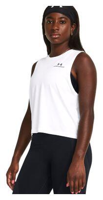 Débardeur Crop Under Armour Vanish Energy Blanc Femme