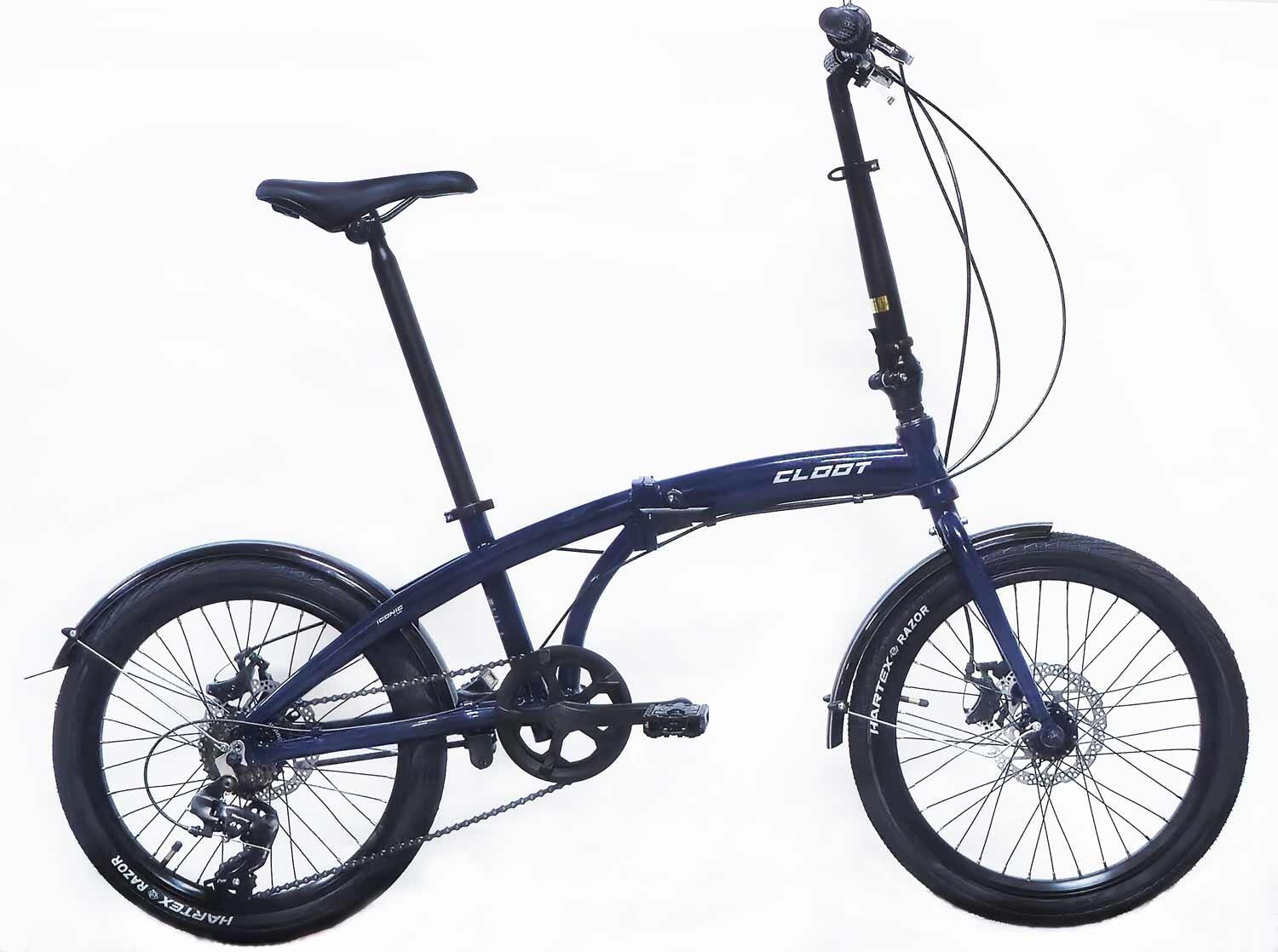 CLOOT BIKE Bicicleta dobrável CLOOT IONIC  LUX DISC  20"