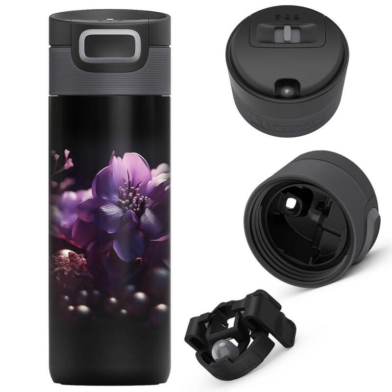 Termohrnek Etna 500 ml 3v1 nerez Purple Flower limitovaná edice