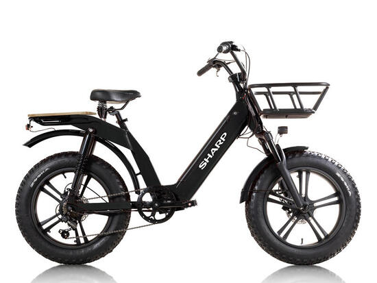 Sharp Lipari elektrische transport fatbike 12.6Ah 20 inch