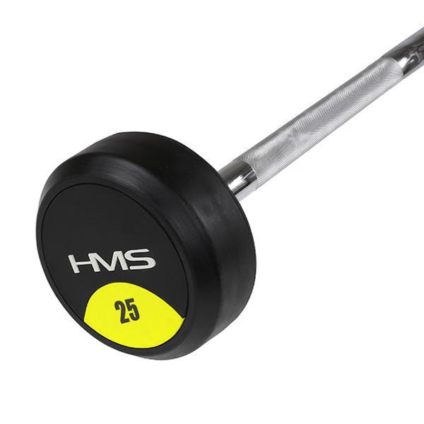 Barre d'haltères/barre fixe caoutchoutée HMS GSG 5/6