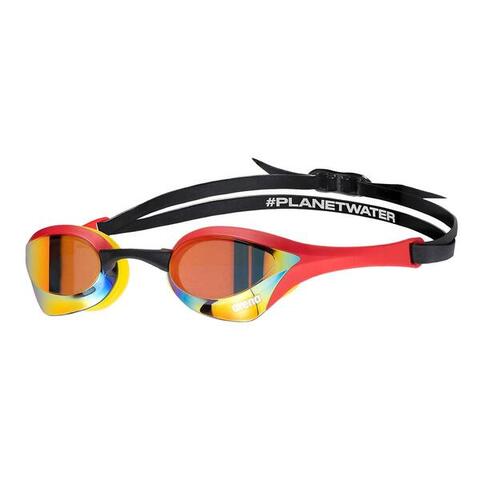 Lunettes De Natation Arena Cobra Ultra Swipe Effet Miroir Or Rouge lunettes-de-natation-arena-cobra-ultra-swipe-effet-miroir-or-rouge