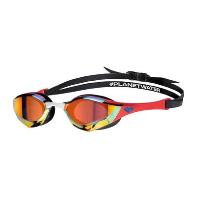 Gafas de sol Arena Cobra Edge Swipe con espejo - Doradas/Rojas
