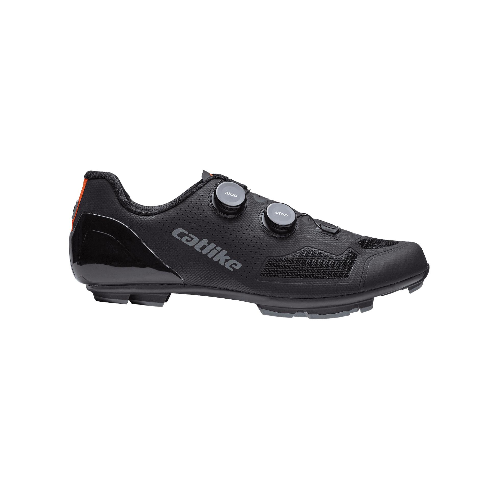 Catlike Mixino XC1 Chaussures de cyclisme VTT Pro Unisexe Carbone Noir Mat 42 2/7