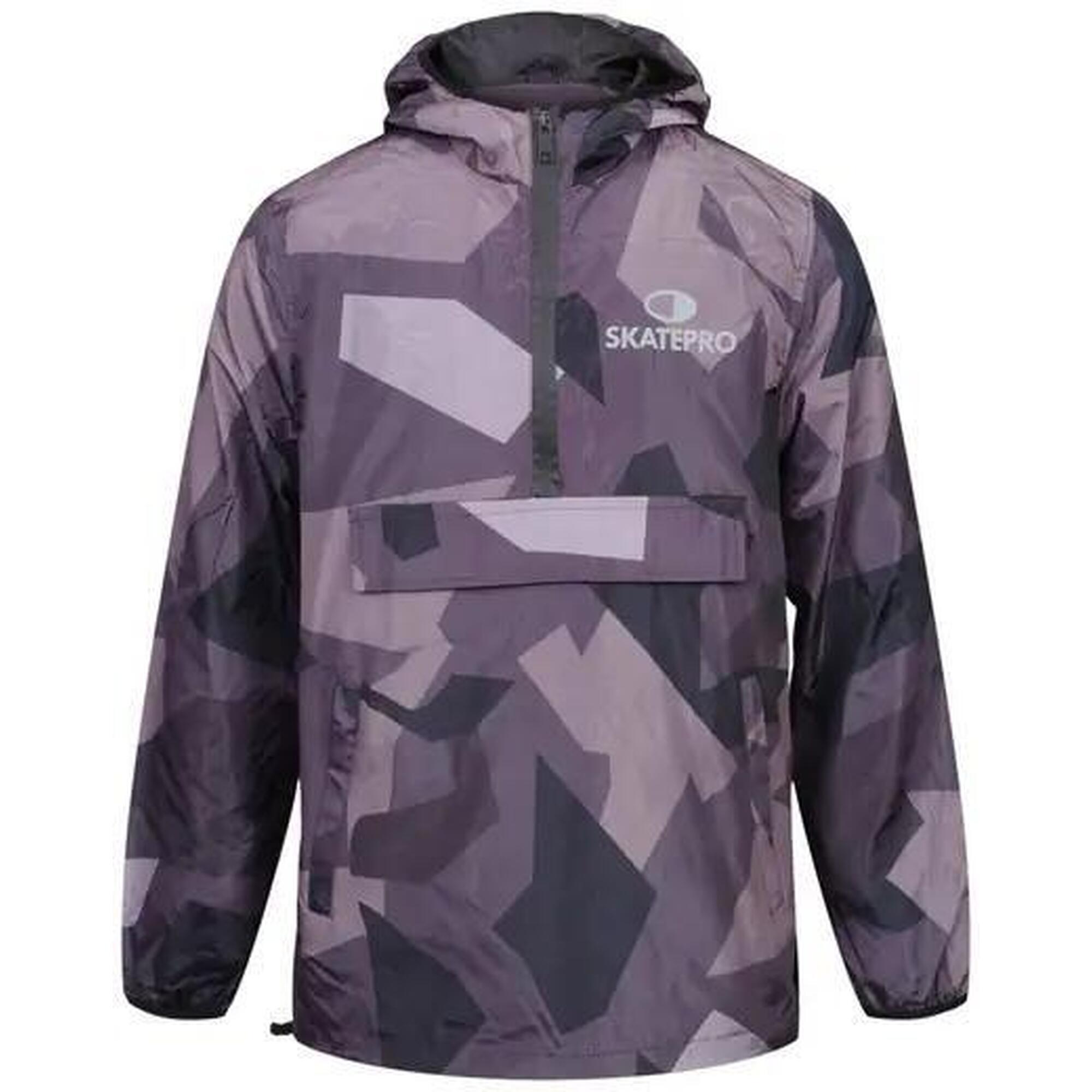 Odzież Outdoor unisex SkatePro Graphic Kurta Wiatrówka - 134-140 - Grey Camo