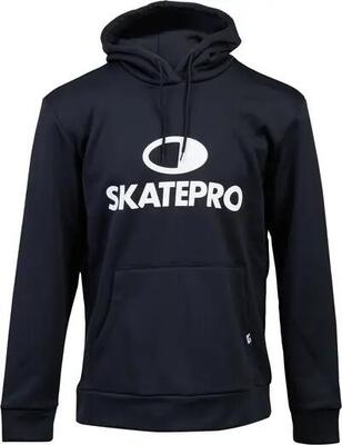 SkatePro Tech Hoodie - L - Black / White