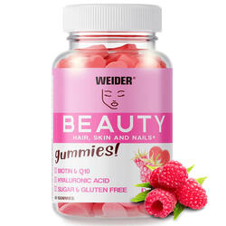 Weider Beauty Gummies (40) Raspberry - Vitamines, minéraux et santé