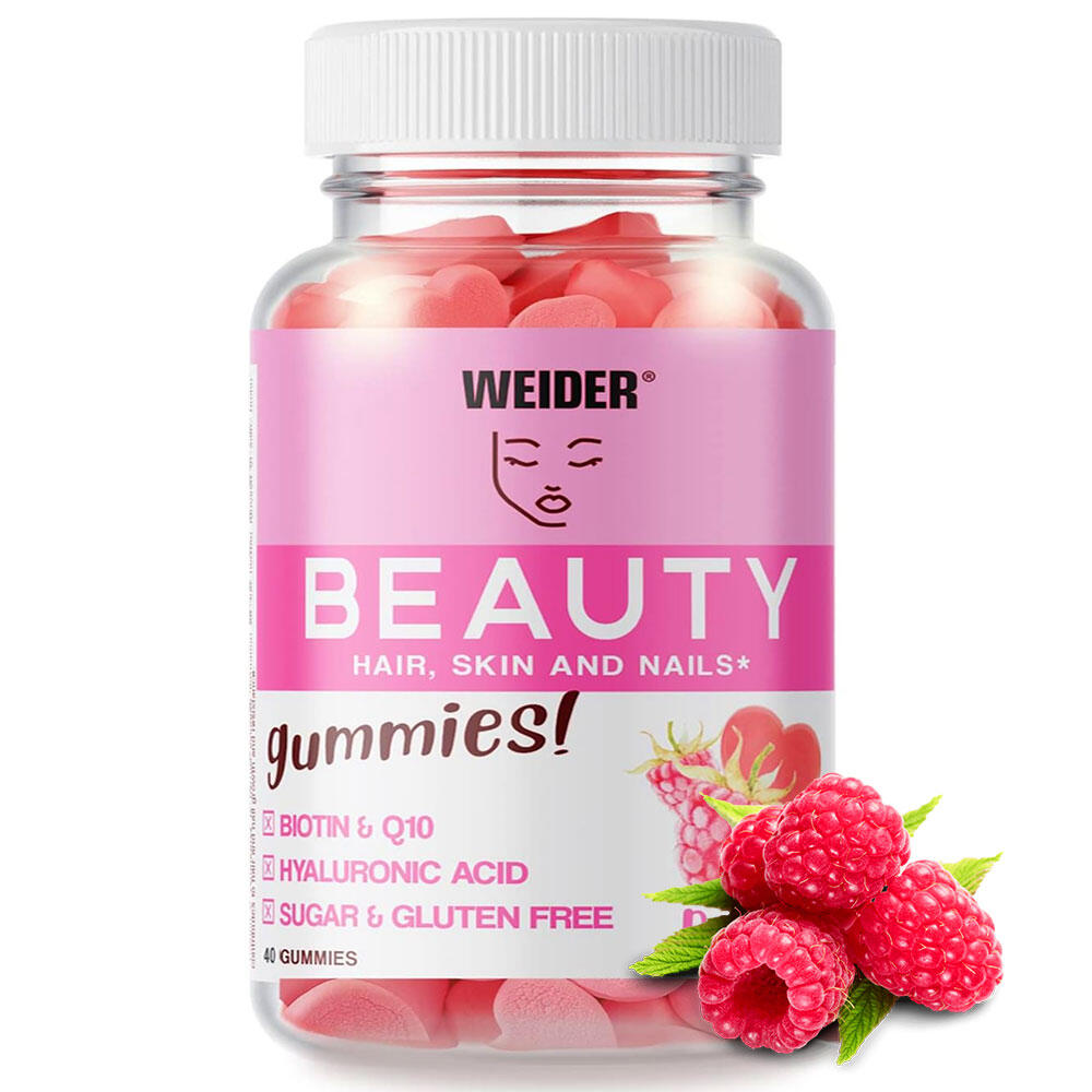 Weider - Weider Beauty Gummies (40) Raspberry - Vitamines, Minéraux Et Santé - Vitamines - Decathlon