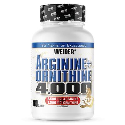 Weider arginine + ornithine 4000 (180 caps) unflavoured - aminozuren