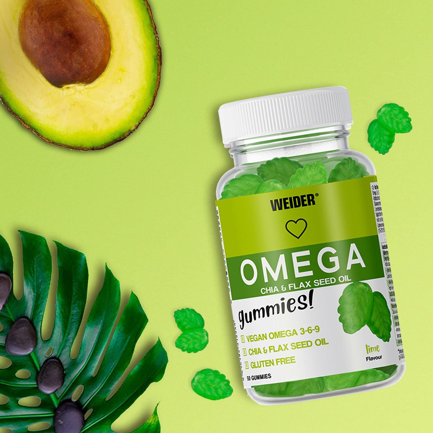 Oméga 3 - Omega - Citron Vert 50 Gummies 4/7