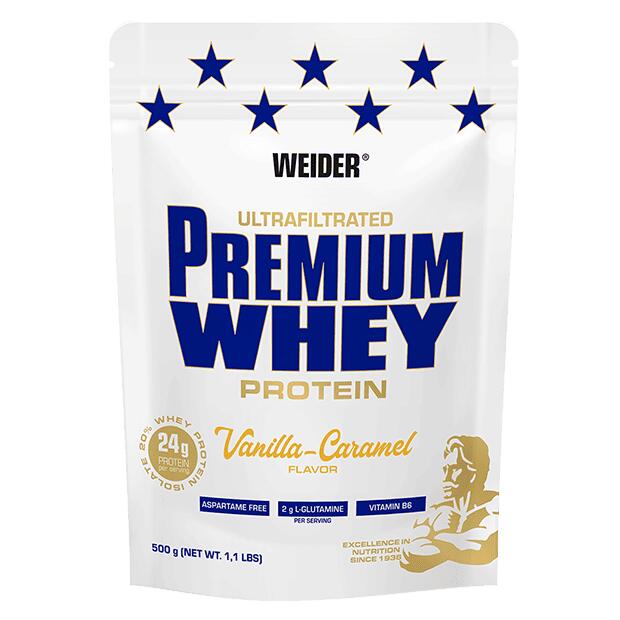 Weider - Premium Whey, Vanille-caramel, 500g - Whey Protéine - 500 G - Decathlon