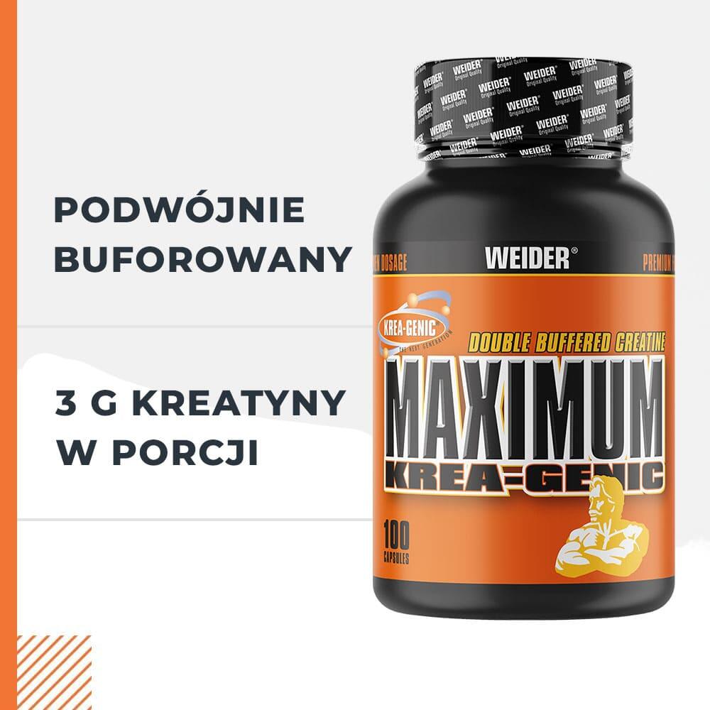 Weider Maximum Krea-Genic Capsules (200) Unflavoured - Créatine 2/7