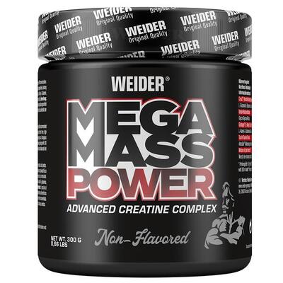 Weider mega mass power (300g) unflavoured - creatine - creatine-mix