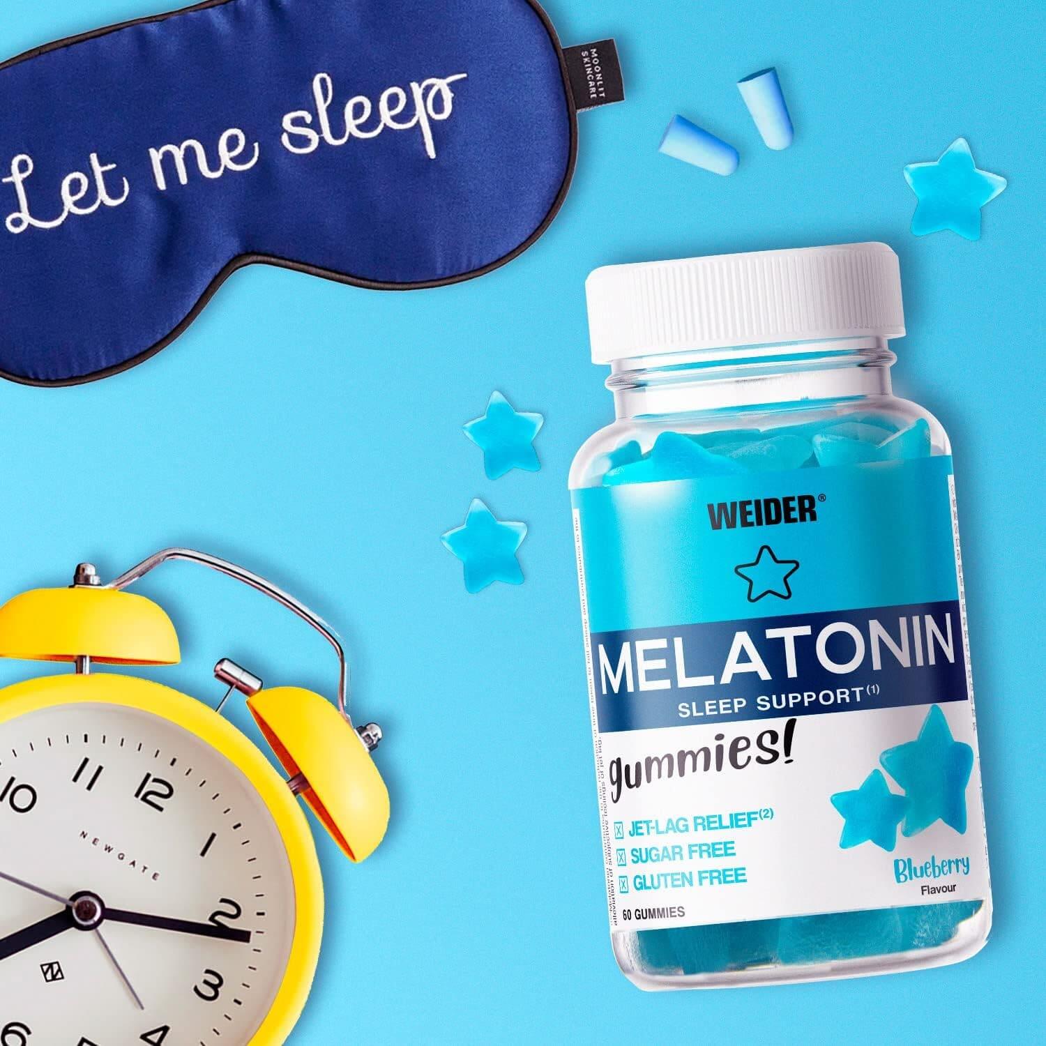Weider Melatonin Gummies (60) Blueberry - Intra- & Post-Workout 5/7