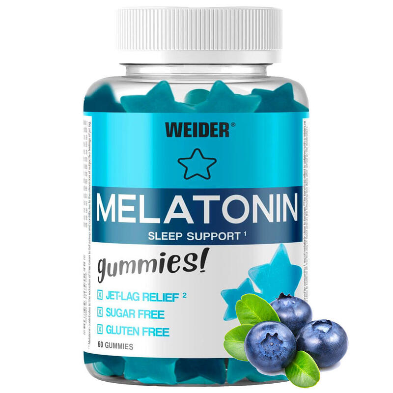 Weider - Melatonine Up 60 gomas - Sabor Mirtilos- Sem glúten e Sem açúcar Exclusivo online                   2 cores disponíveis
 11,80€  Preço por quantidade 65,56€kg WEIDER Weider - Melatonine Up 60 gomas - Sabor Mirtilos- Sem glúten e Sem açúcarVendido e expedido por: Trideporte  