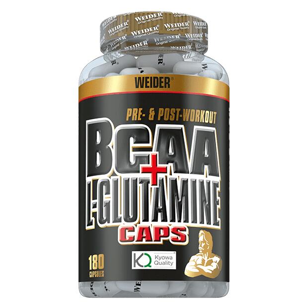 Weider - Weider Bcaa + L-glutamine (180 Caps) Unflavoured - Acides Aminés - Bcaa - Créatine - Taille Unique - Decathlon
