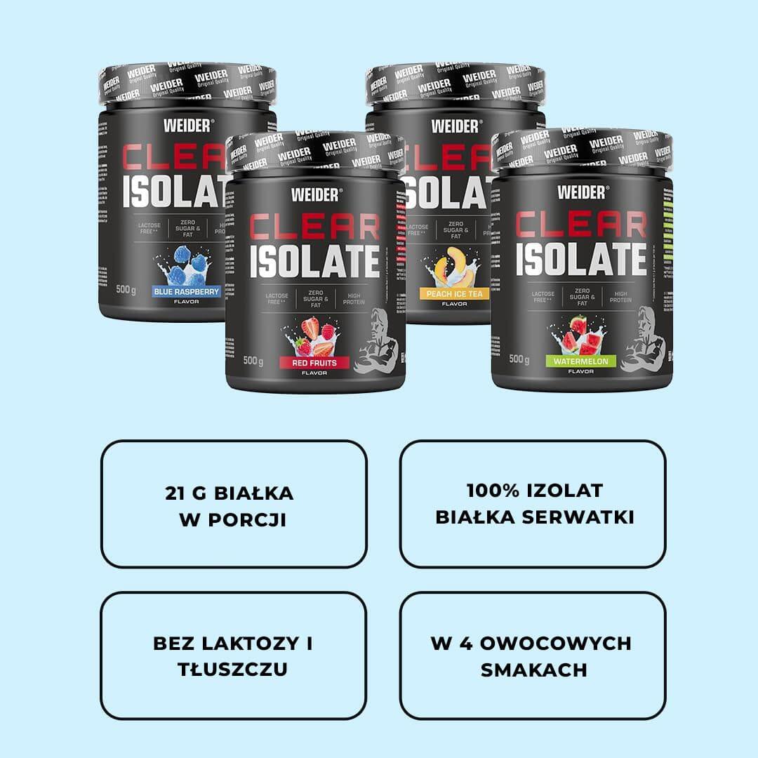 Weider Clear Isolate (500g) Peach Ice Tea - Protéines - Protéines claires 2/7