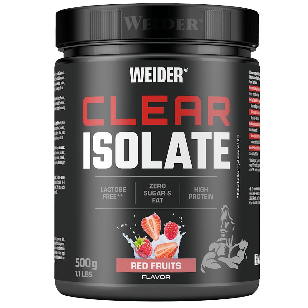 Weider - Weider Clear Isolate (500g) Red Fruits - Protéines - Protéines Claires - Isolat De Whey - 500 G - Decathlon