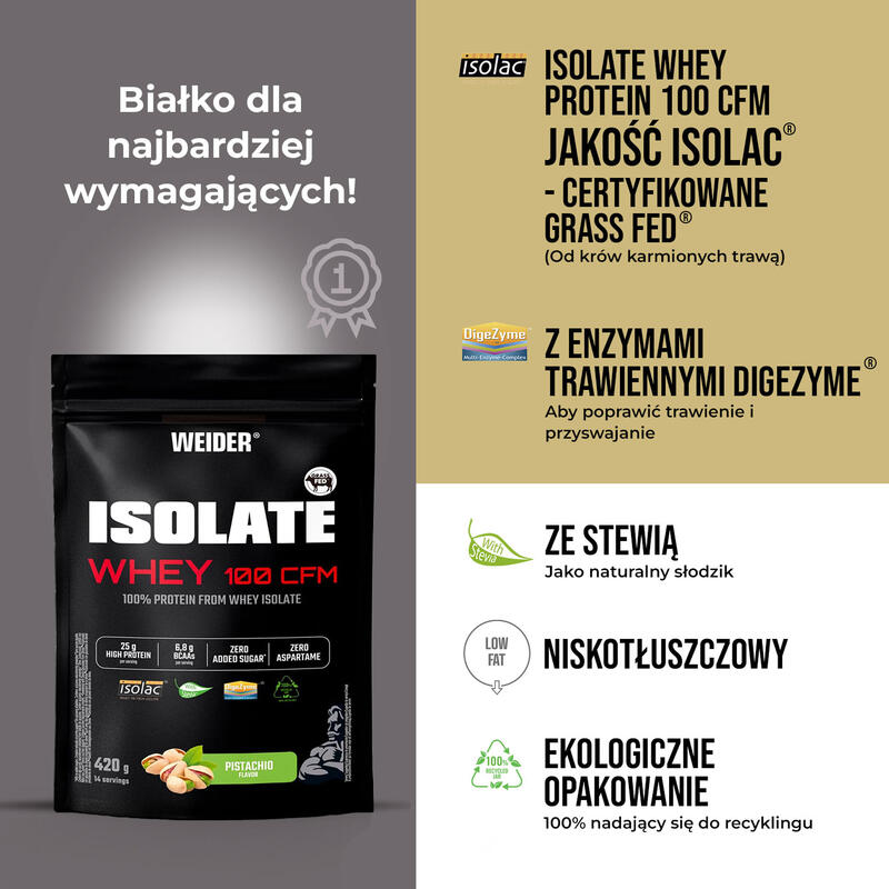 Isolate Whey 100 CFM 420g Pistachio