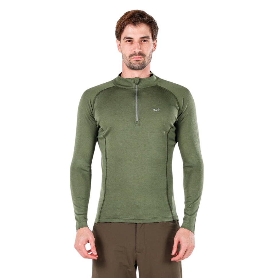 Bluza termoaktywna męska 100% Merino (195 g/m²) Woolona Astro