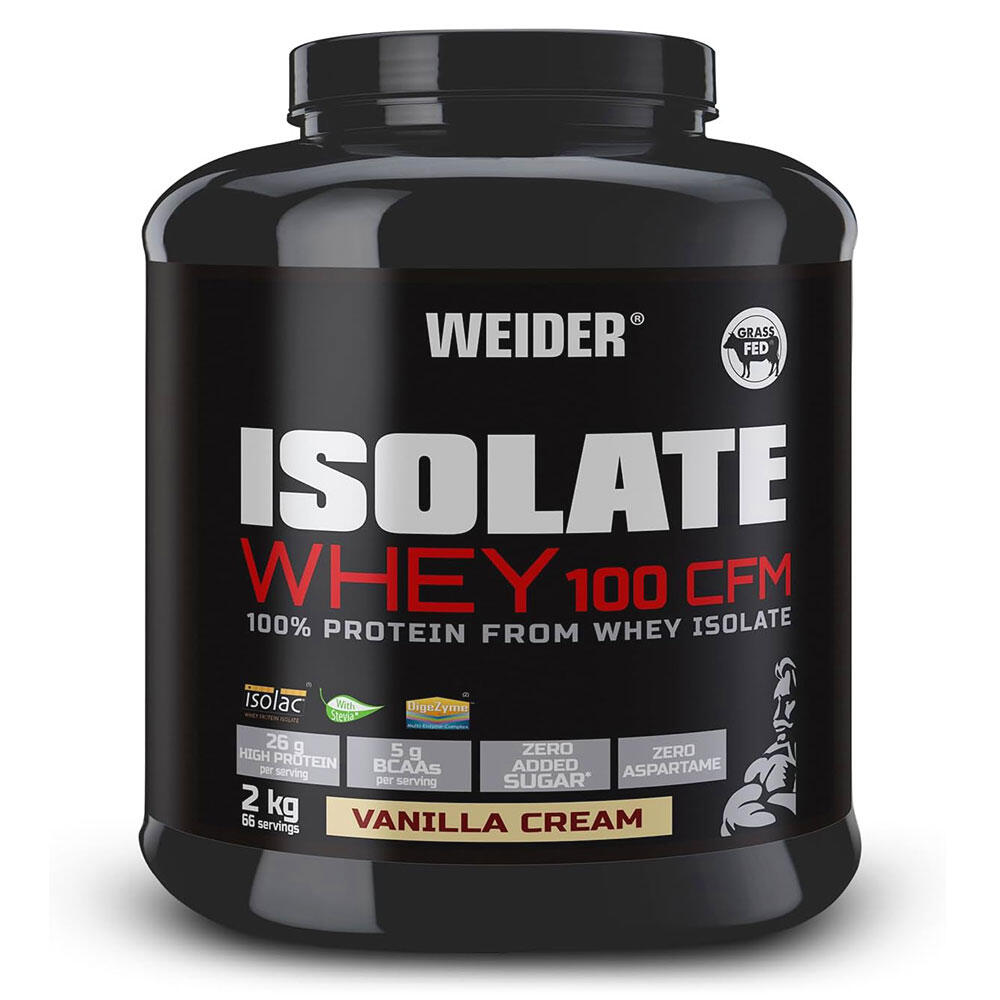 WEIDER Weider- Isolate Whey 100 CFM 2 Kg - 100% Proteína Whey Isolada - Sabor: