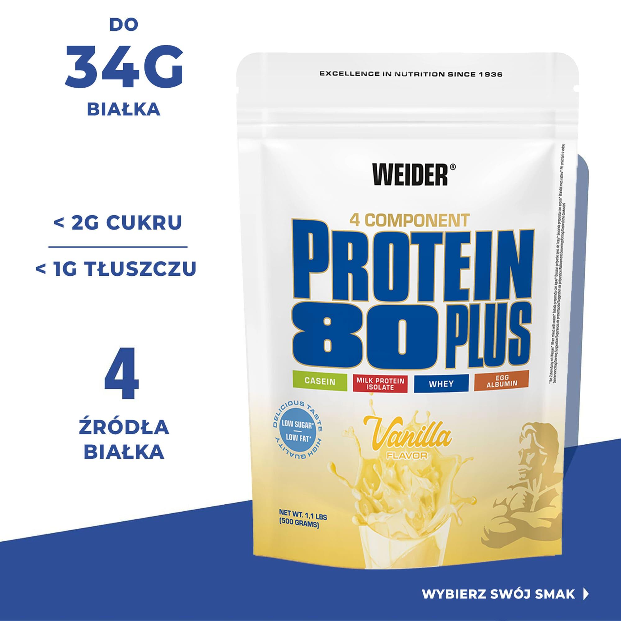 Weider Protein 80 Plus (500g) Wildberry-Yoghurt - Eiweiße - Protein-Mischung 2/6