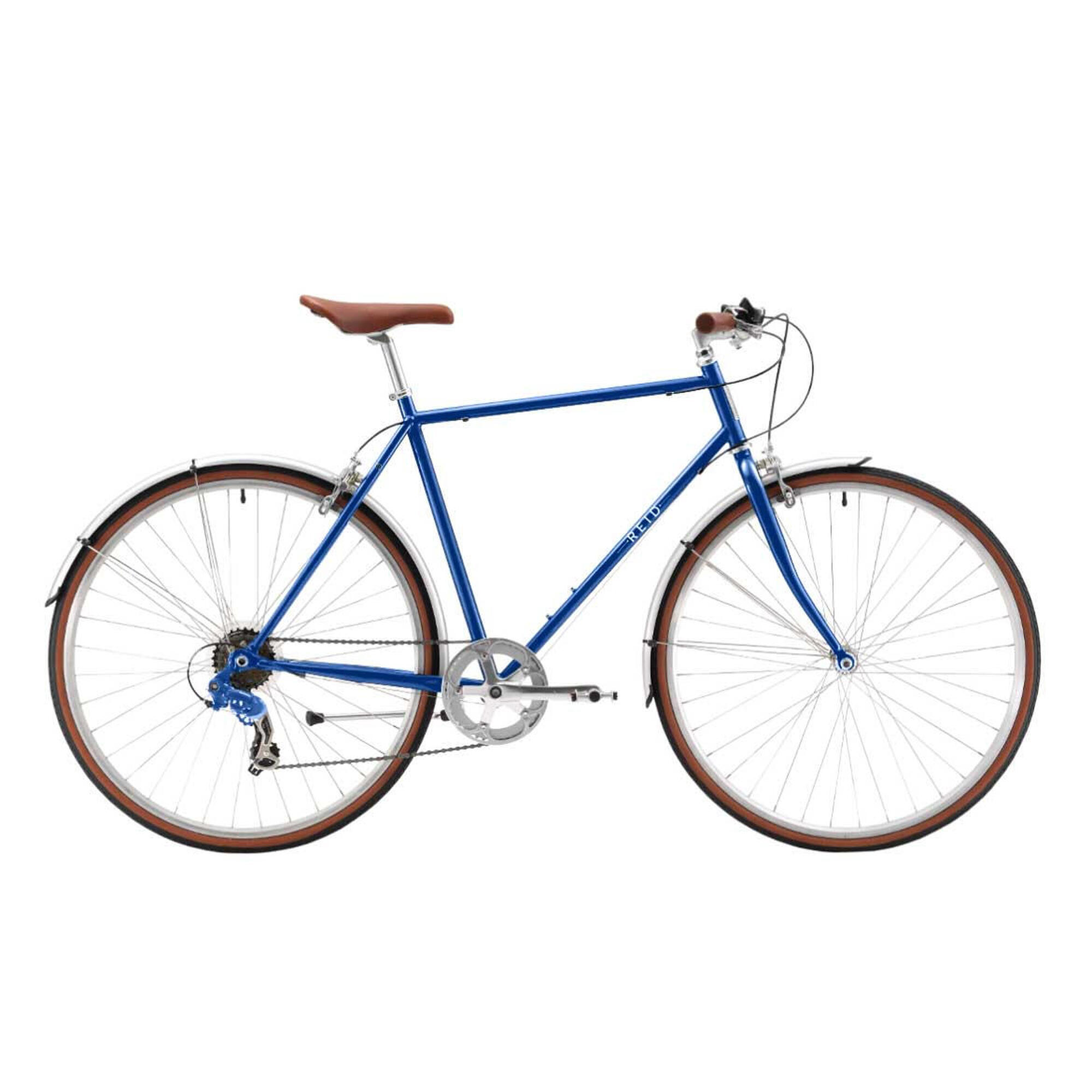Reid - Velo Urbain 28" Reis Gents Roller Ecosse L - 56 Cm - Vélo Ville - Bleu - 42 M/l - Decathlon