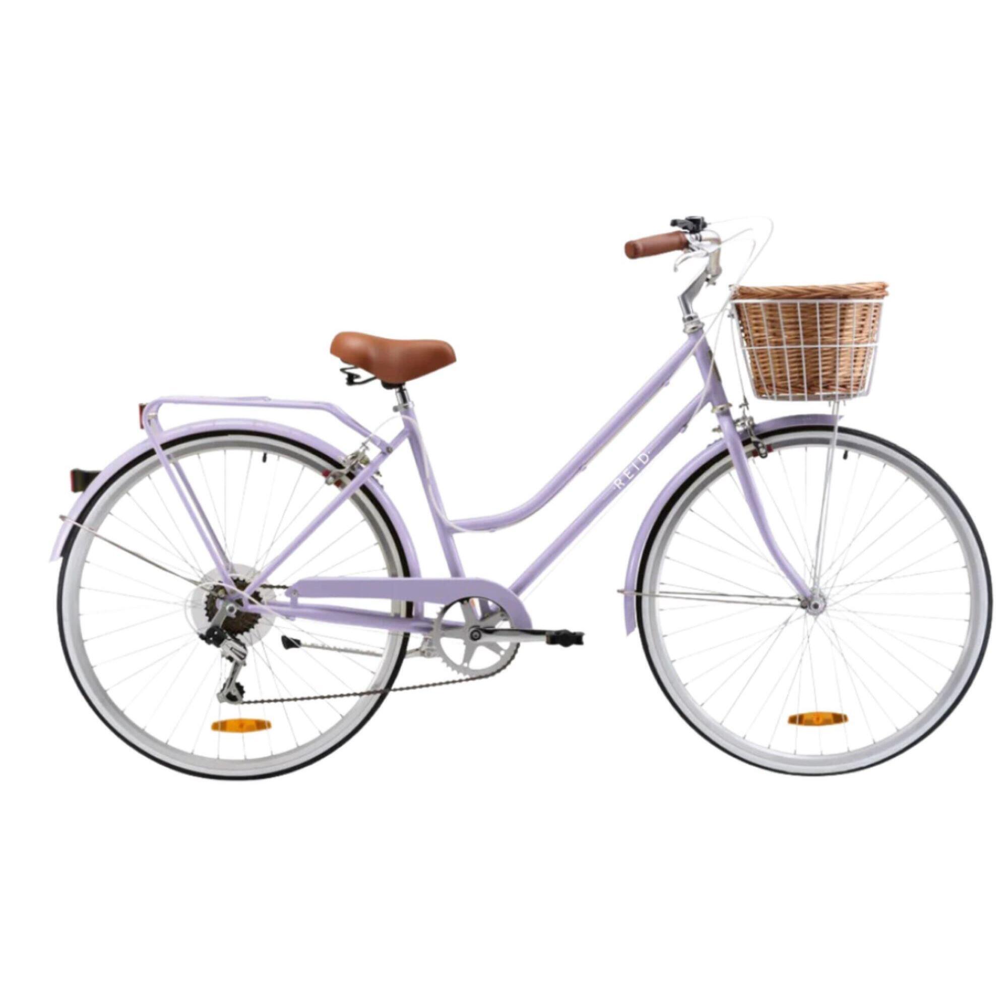 Reid - Velo Urbain 28" Reid Ladies Classic Lavande L- 52 Cm - 7 Vitesses - Vélo Ville - Violet - 52 Cm - Decathlon