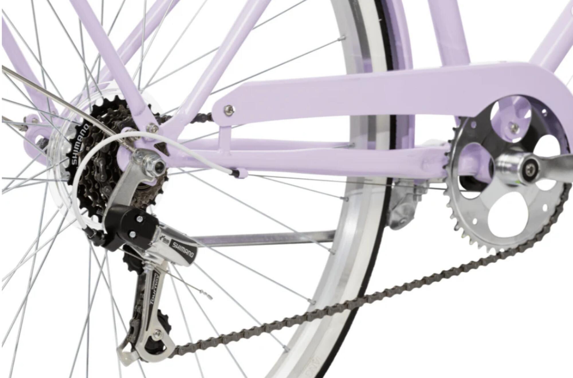 VELO URBAIN 28" REID LADIES CLASSIC LAVANDE L- 52 cm - 7 vitesses 2/4