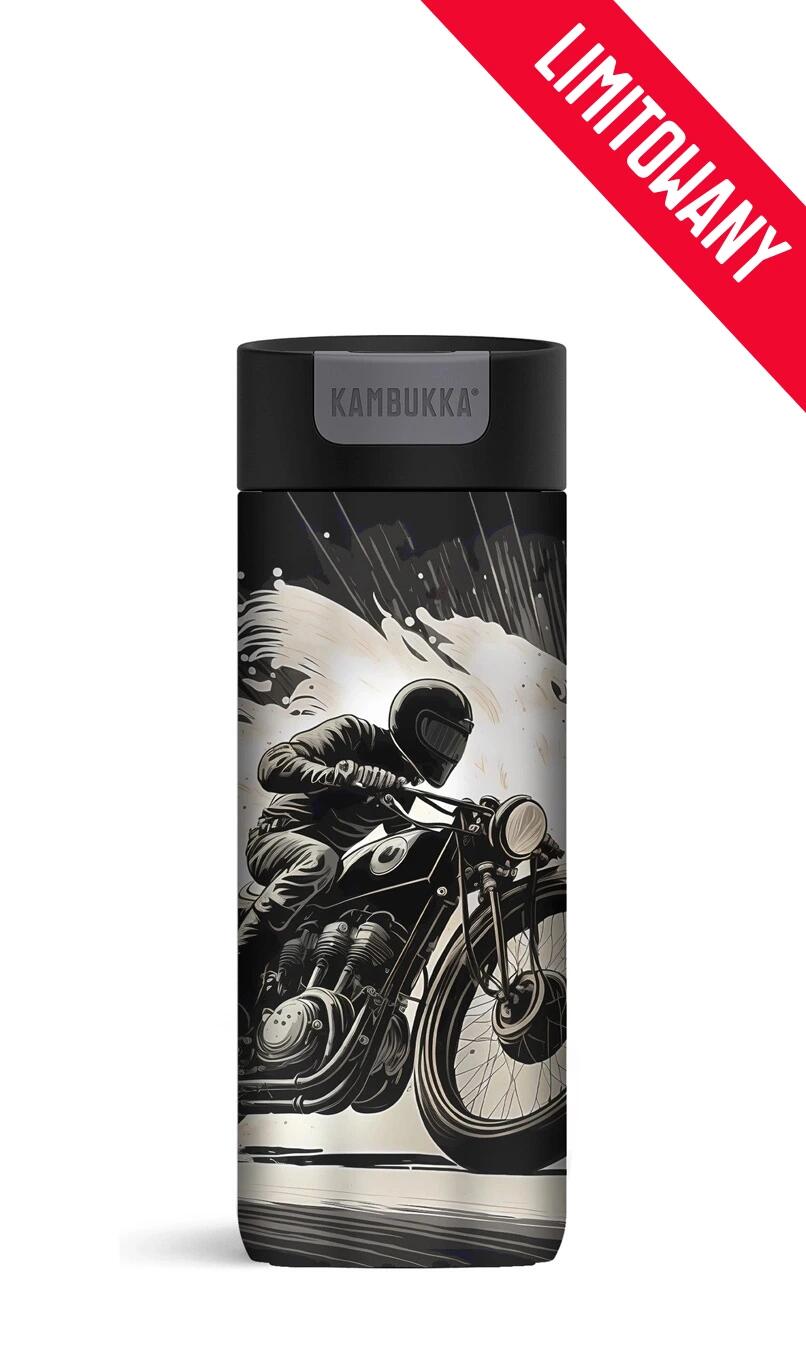 Kambukka Olympus 500ml Thermobecher Edelstahl auslaufsicher Motorcyclist 7/7