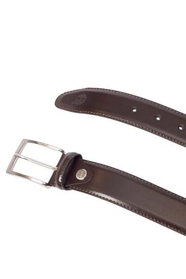 Cintura uomo in pelle con logo