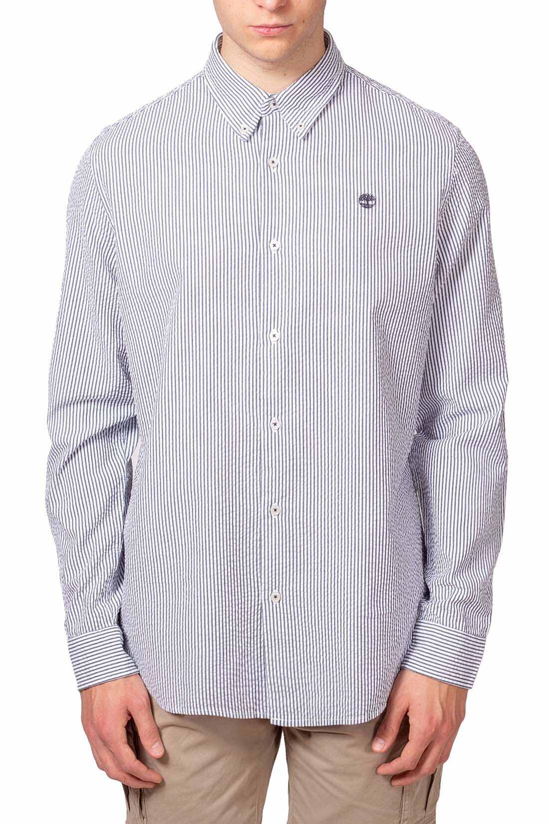 Camicia uomo button-down in seersucker 2/5