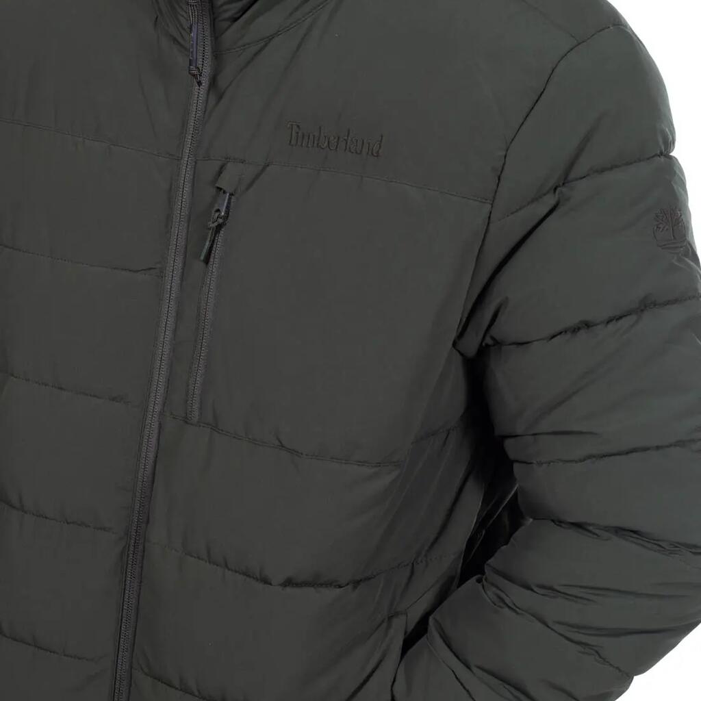 TIMBERLAND men's quilted padded jacket embroidered logo