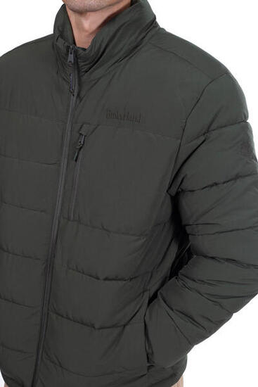 Piumino uomo trapuntato con ricamo logo