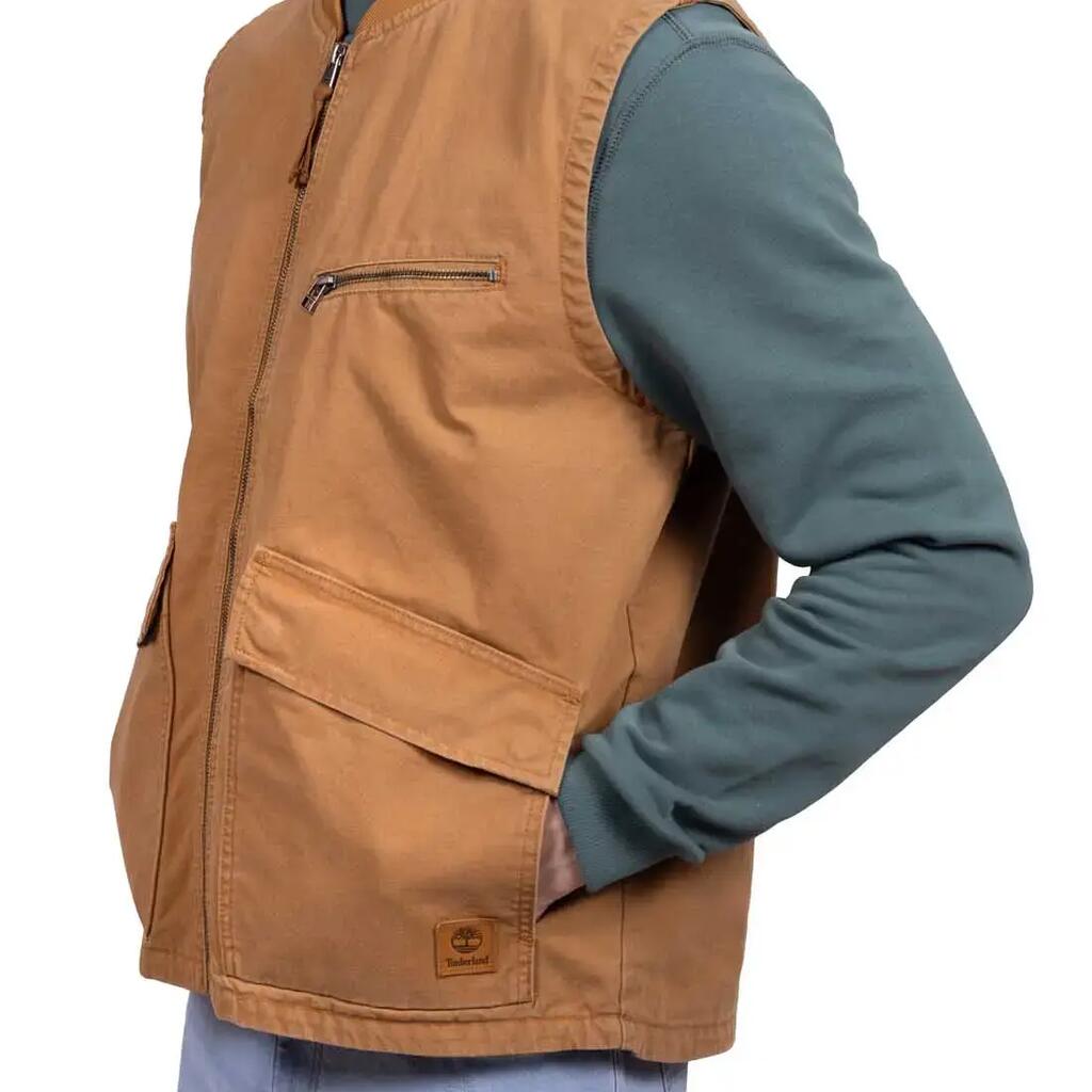 TIMBERLAND men's sleeveless canvas jacket