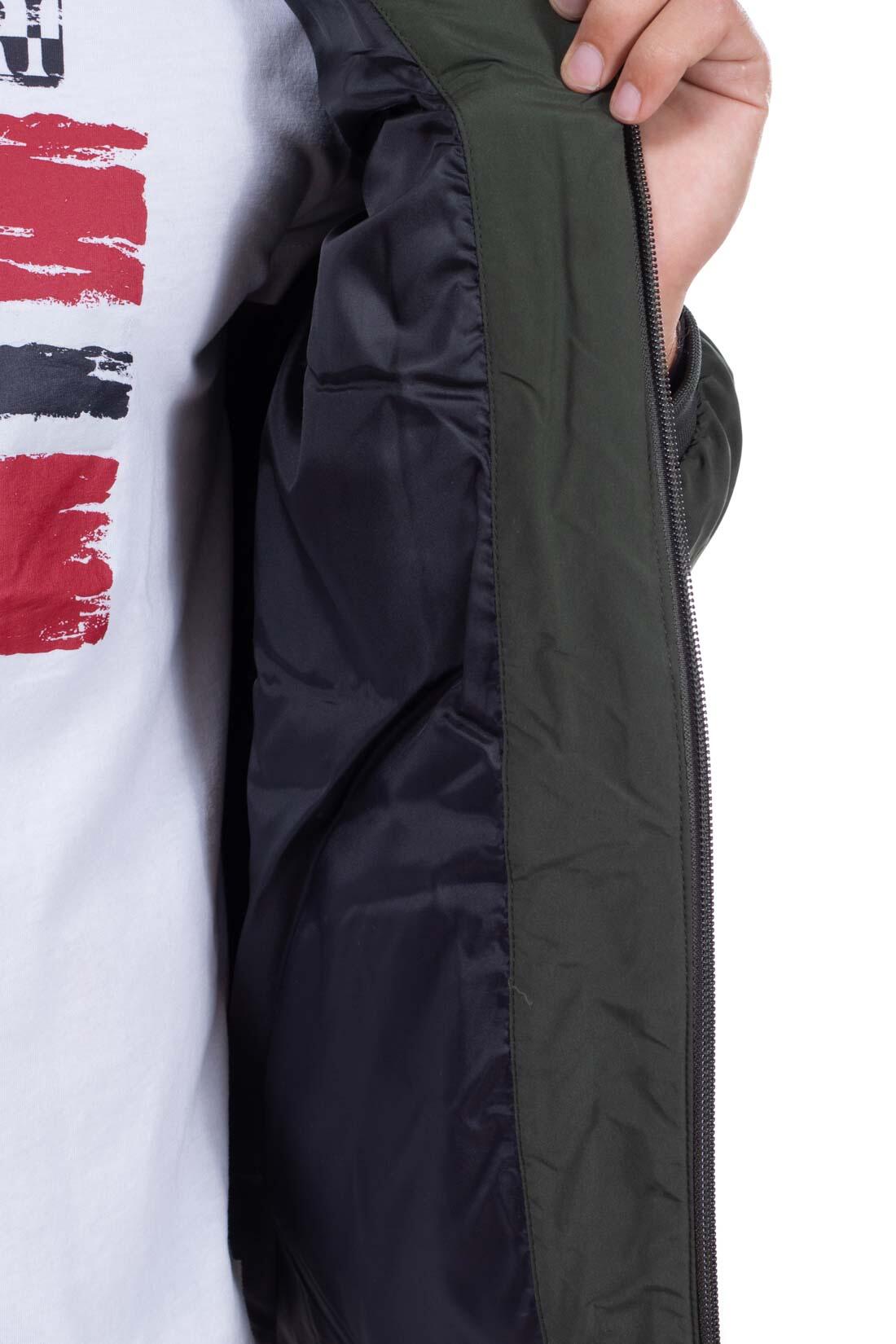 Piumino uomo trapuntato con ricamo logo 4/5