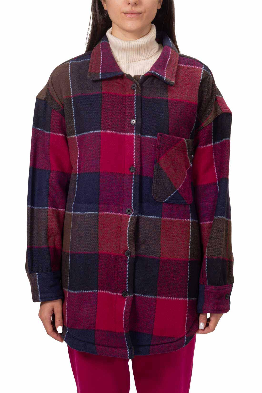 Sopracamicia donna in flanella pesante tartan 2/7