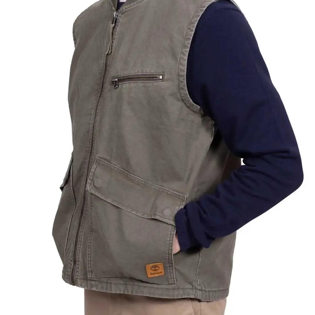 TIMBERLAND men's sleeveless canvas jacket