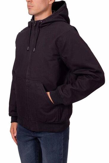 Giubbotto imbottito uomo dal design a felpa