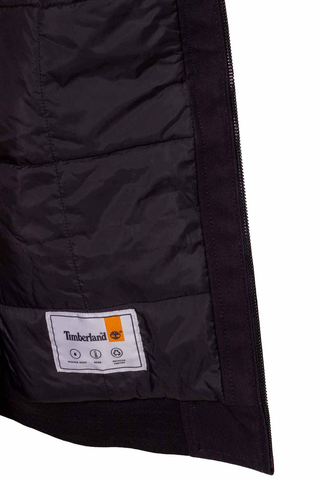 Giubbotto imbottito uomo - design felpa - nero 6/7