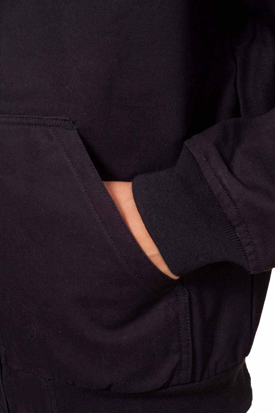 Giubbotto imbottito uomo - design felpa - nero 5/7
