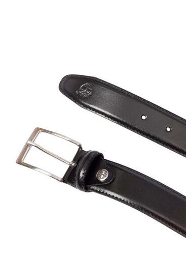 Cintura uomo in pelle con logo