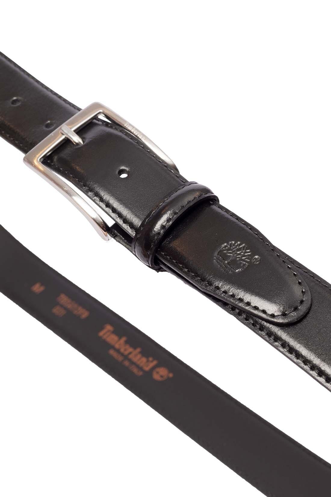 Cintura uomo in pelle con logo 3/4